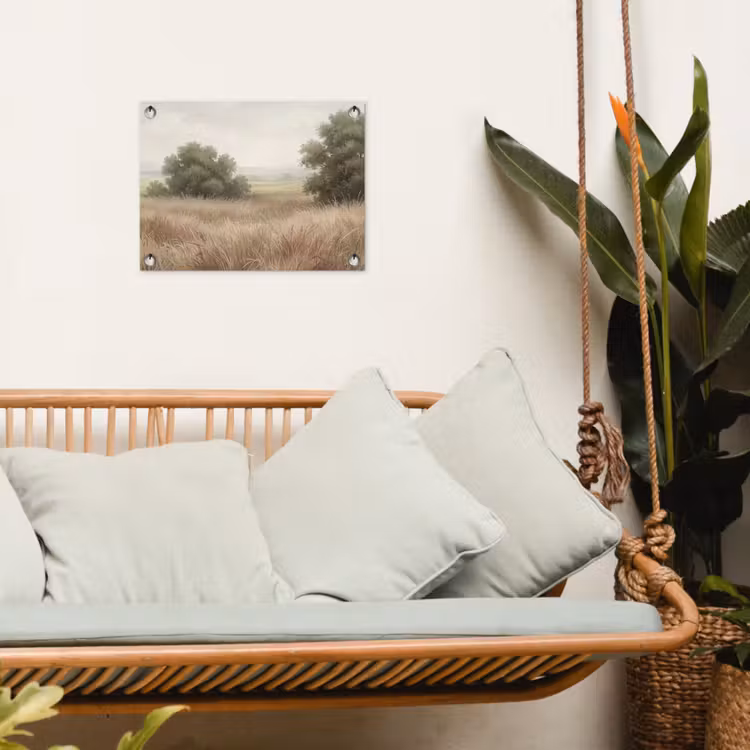 Tuinposter - Landschap - Minimalistisch - Beige — 5