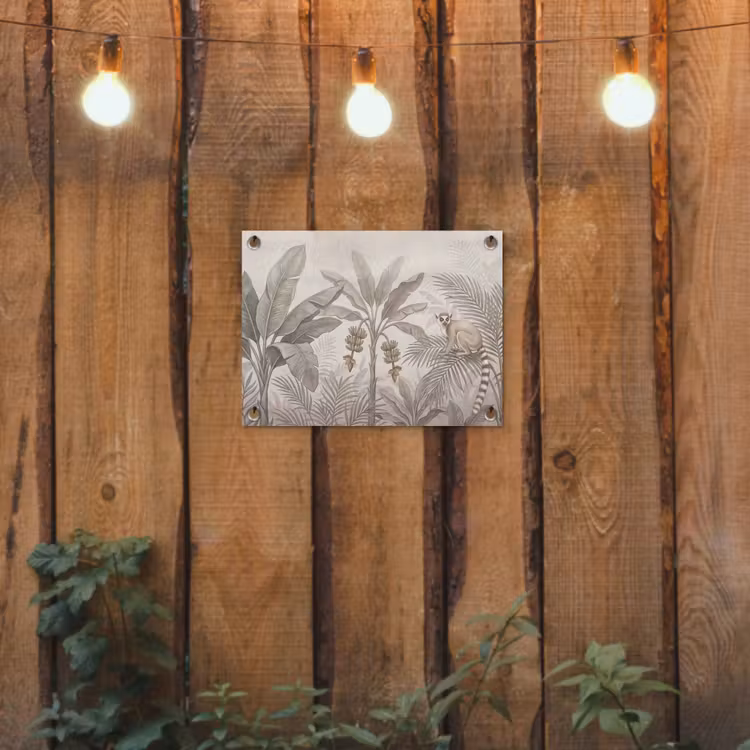 Tuinposter - Natuur - Jungle - Ringstaartmaki - Bruin — 2