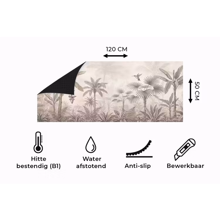 Keukenloper - Jungle - Banenboom - Kolibrie - Beige — 5