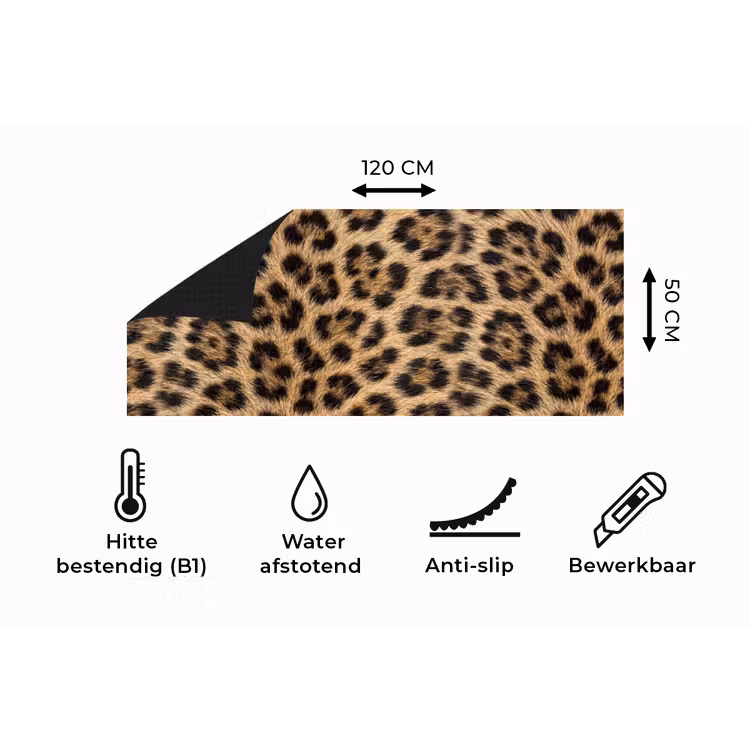 Keukenloper - Luipaard - Vacht - Klassiek - Bruin — 5