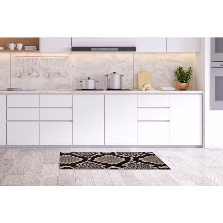 Keukenloper - Slangenleer - Patroon - Beige — 3