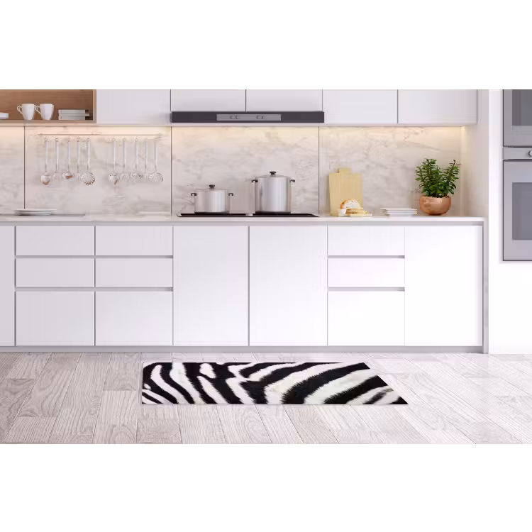 Keukenloper - Zebra - Vacht - Klassiek - Zwart - Wit — 3