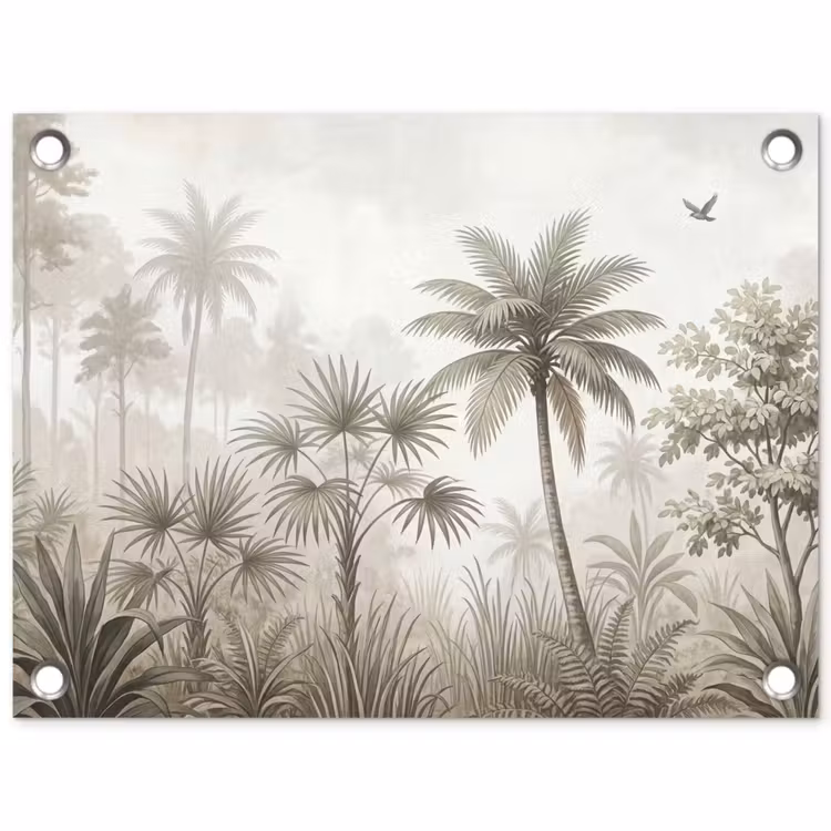 Tuinposter - Jungle - Palmbomen - Natuur — 1