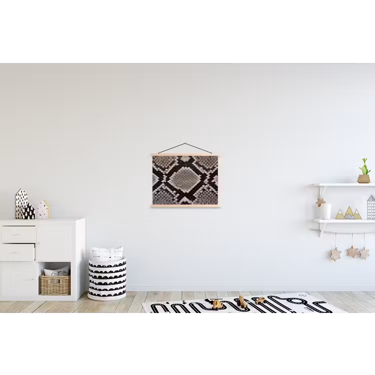 Schoolplaat - Slangenleer - Patroon - Beige — 3