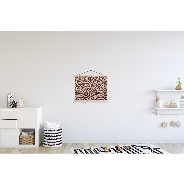 Schoolplaat - Zebra - Strepen - Bruin — 3