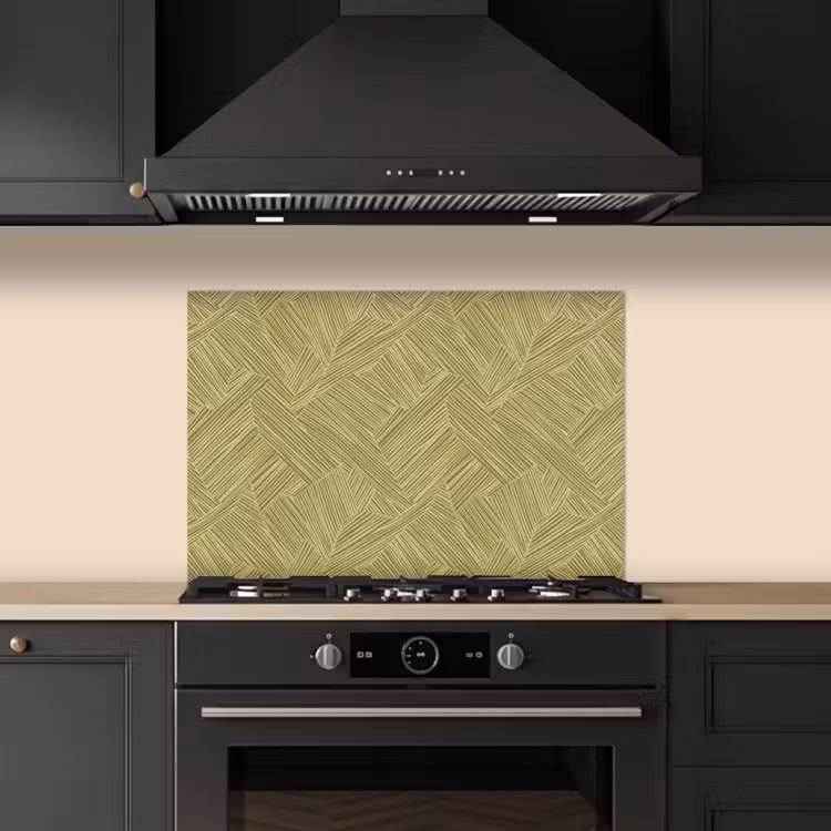 Spatscherm keuken - Abstract - Modern - Groen — 2