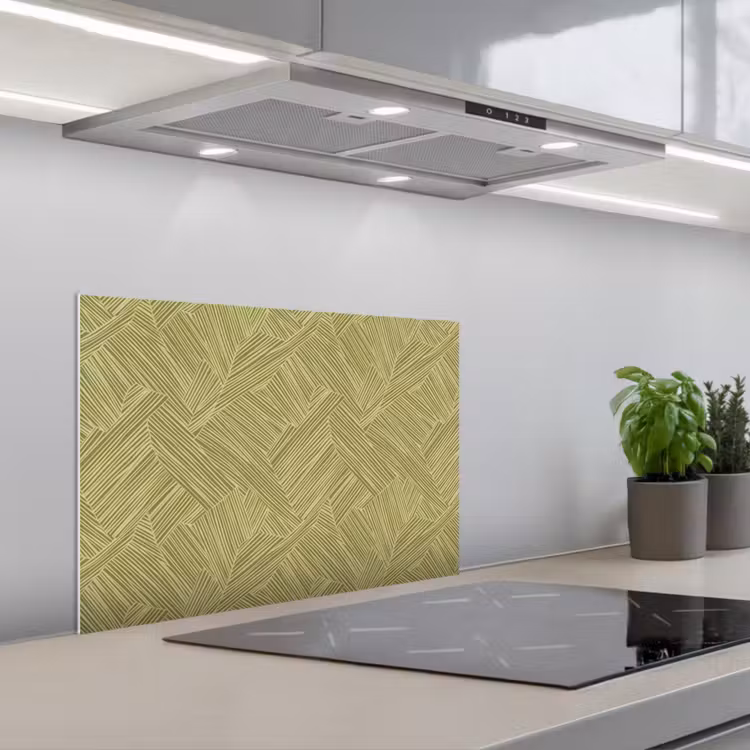 Spatscherm keuken - Abstract - Modern - Groen — 5