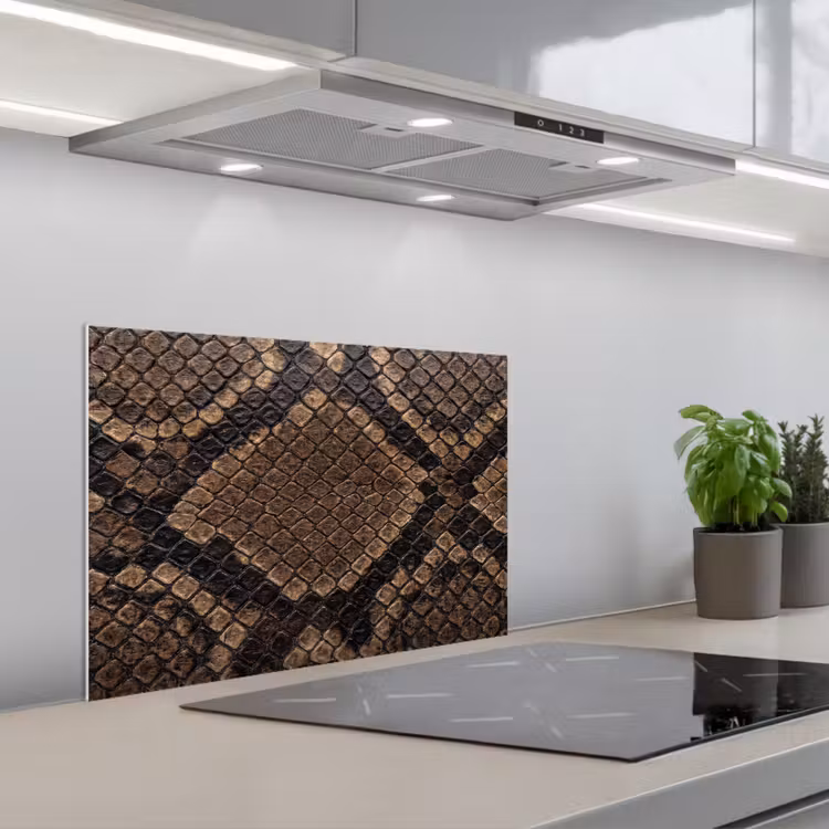 Spatscherm keuken - Python - Schubben - Brons — 5