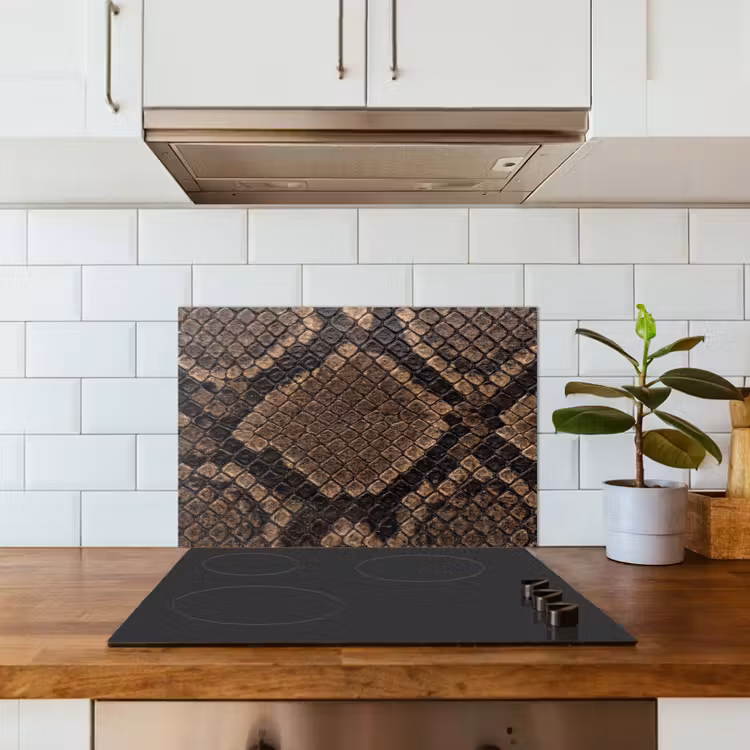 Spatscherm keuken - Python - Schubben - Brons — 6