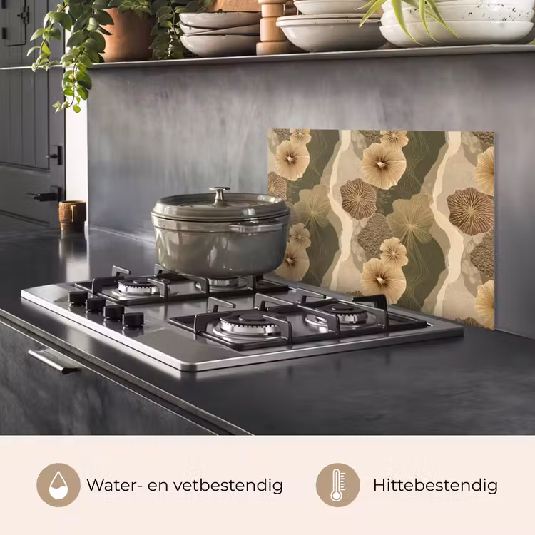 Spatscherm keuken - Abstract - Modern - Groen — 7