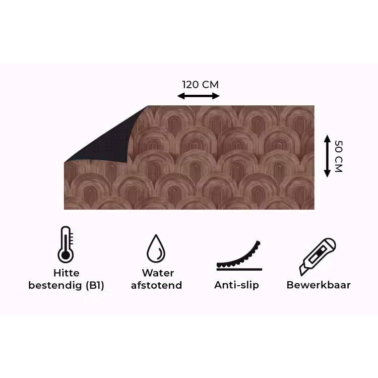 Keukenloper - Ritmisch - Effect - Bruin — 5