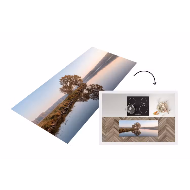 Keukenloper - Bomen - Reflectie - Water - Zonsopgang - Serene — 1