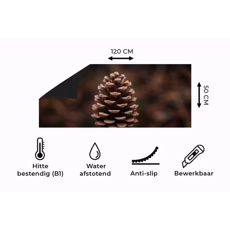 Keukenloper - Dennenappel - Bos - Herfst - Bruin - Sfeervol — 5