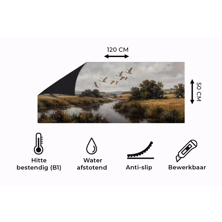 Keukenloper - Eenden - Rivier - Landschap - Vlucht - Nostalgisch — 5