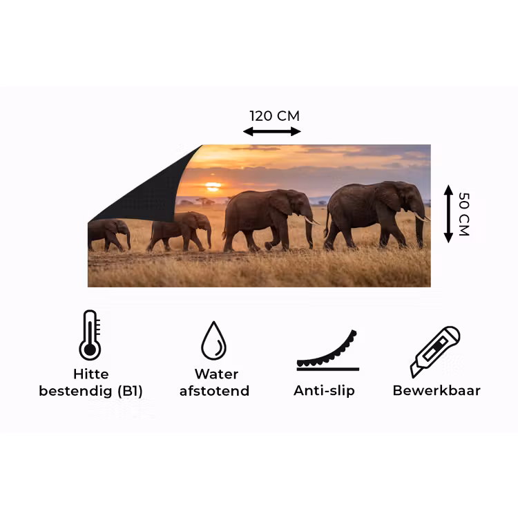 Keukenloper - Olifanten - Savanne - Zonsondergang - Afrika - Warm — 5