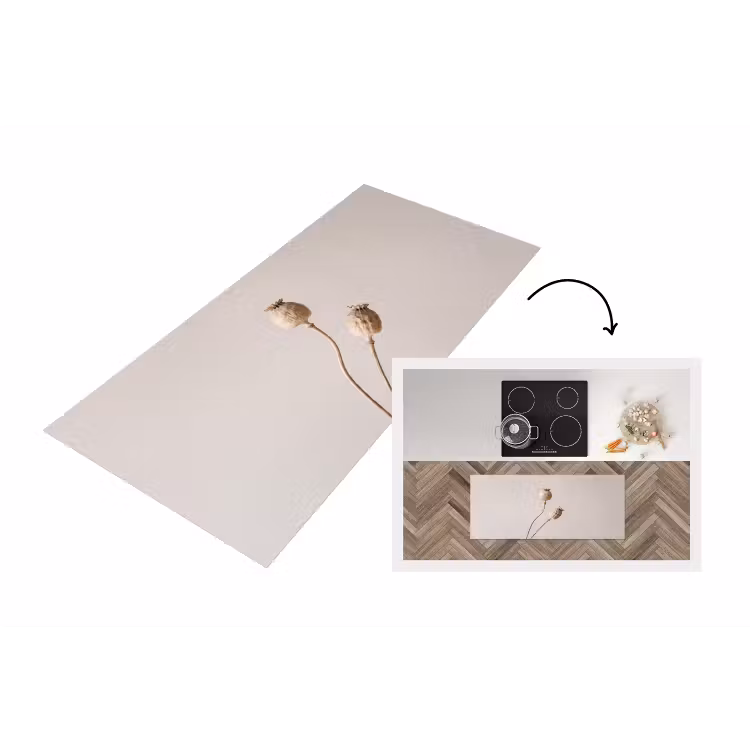 Keukenloper - Papaverbollen - Droogbloemen - Minimalistisch - Beige - Rustig — 1