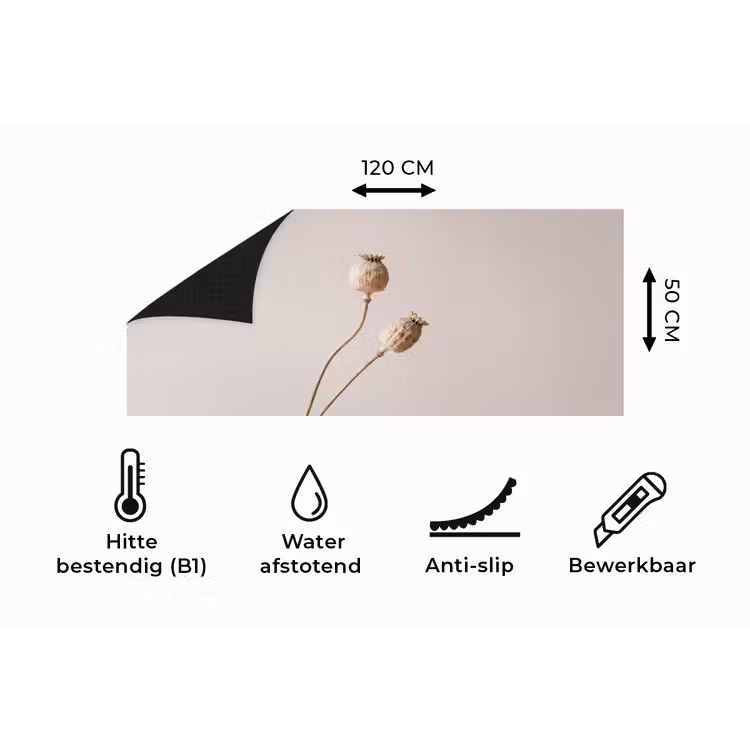 Keukenloper - Papaverbollen - Droogbloemen - Minimalistisch - Beige - Rustig — 5