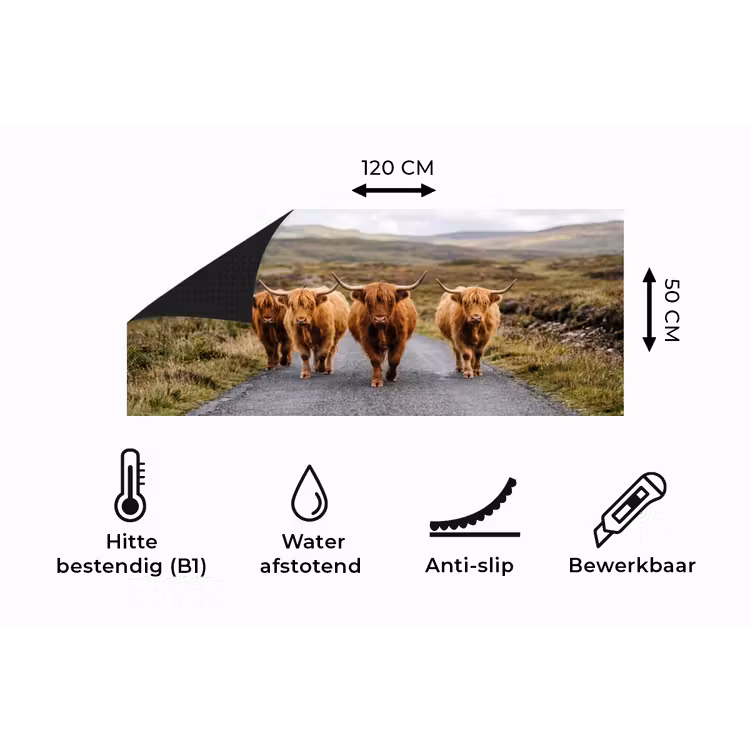 Keukenloper - Schotse Hooglanders - Weg - Landschap - Kudde — 5