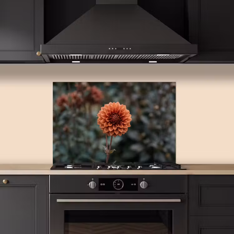 Spatscherm keuken - Dahlia - Bloem - Natuur - Sfeervol — 2