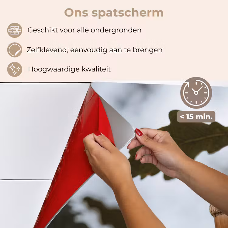 Spatscherm keuken - Eikel - Eikenblad - Bos - Herfst - Natuur — 4