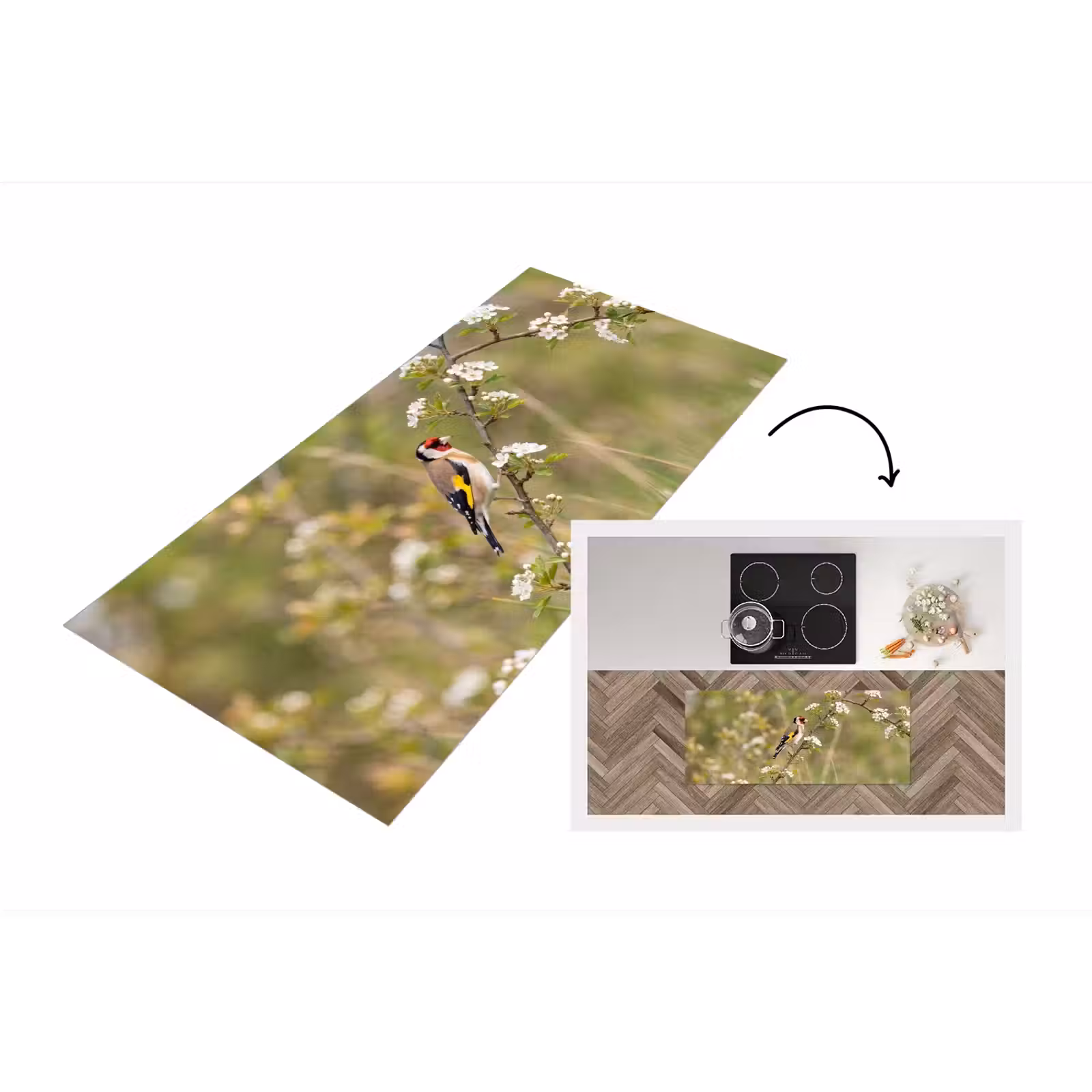 Keukenloper - Putter - Bloesem - Lente - Natuur - Kleurrijk — 1