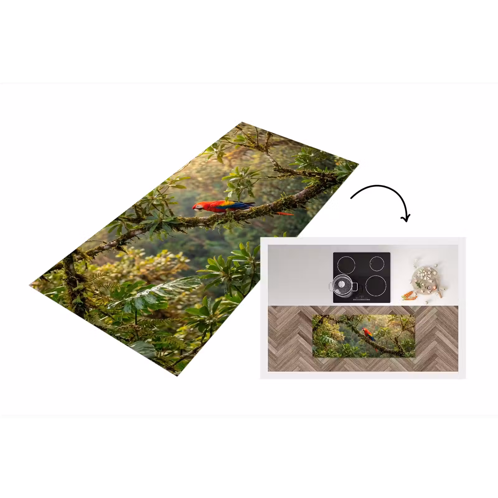 Keukenloper - Ara - Jungle - Rood — 1