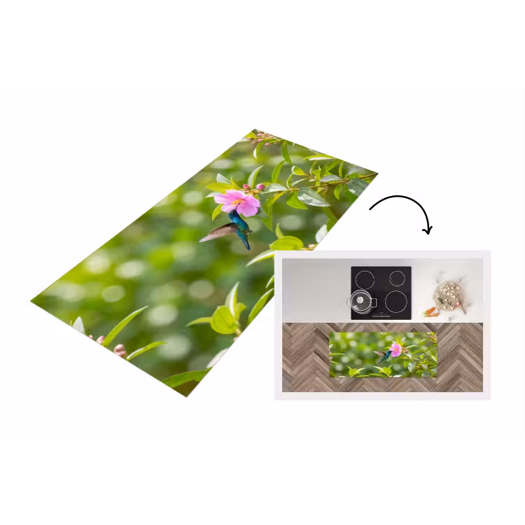 Keukenloper - Kolibrie - Bloem - Natuur - Groen — 1