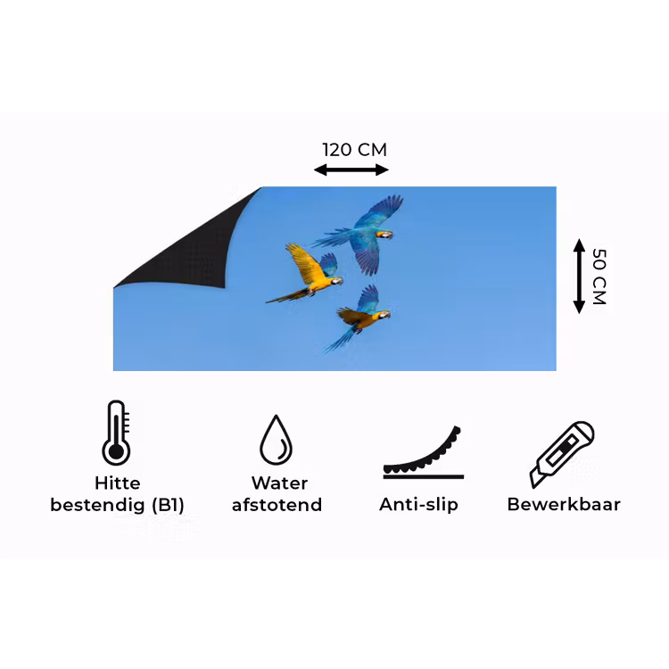Keukenloper - Papagaai - Vliegen - Blauw - Geel — 5