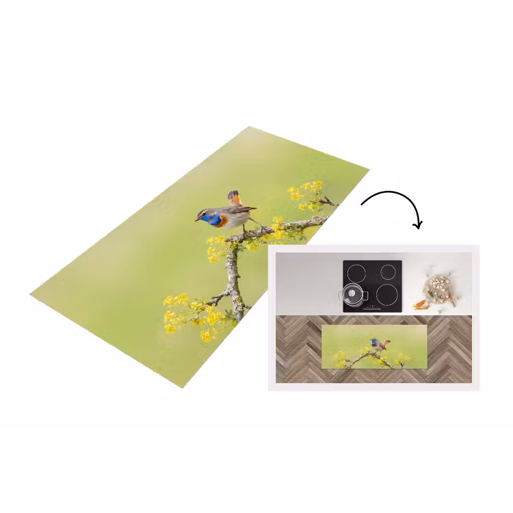 Keukenloper - Vogel - Tak - Natuur - Kleurrijk — 1