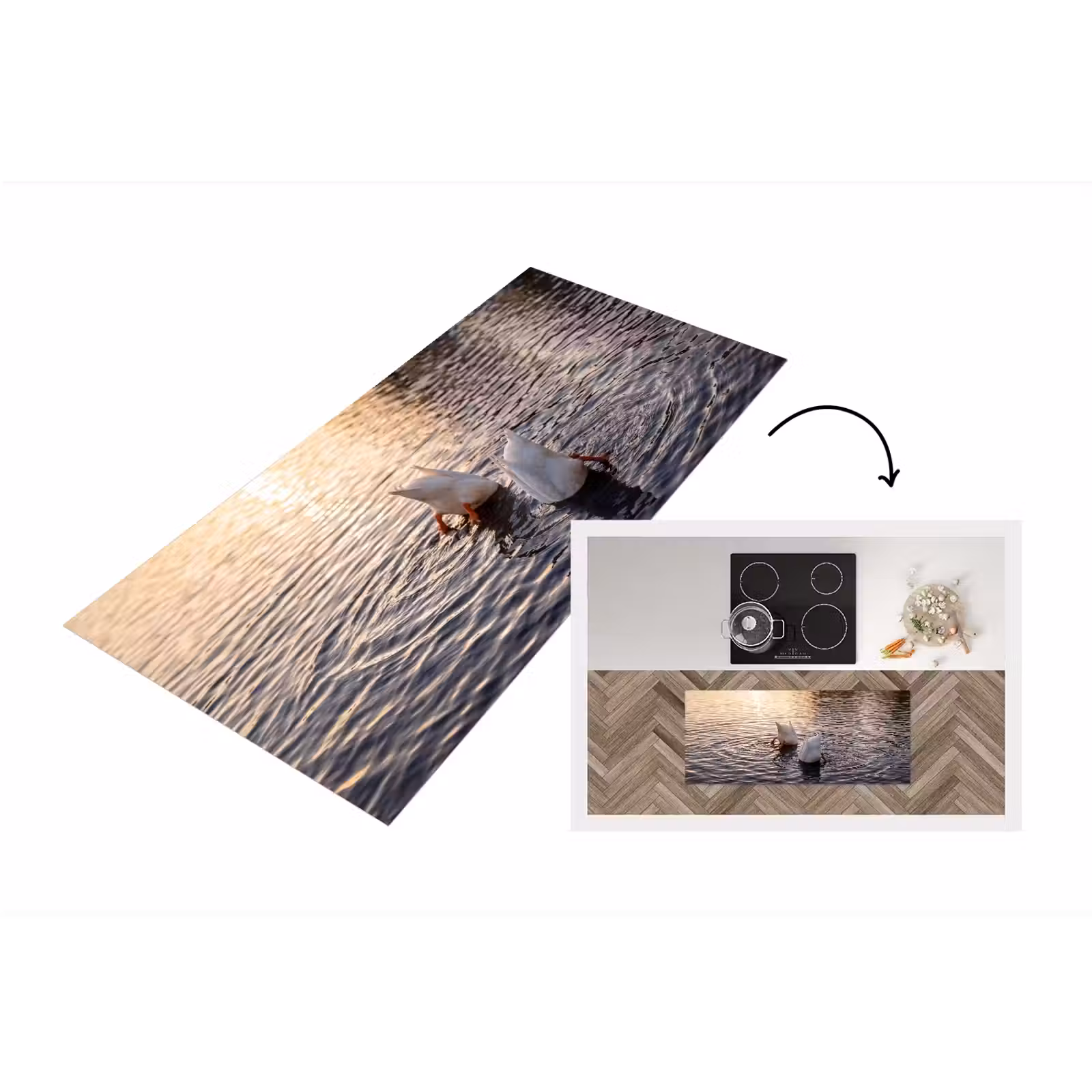 Keukenloper - Eenden - Water - Natuur — 1