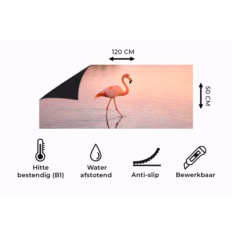 Keukenloper - Flamingo - Water - Roze — 5