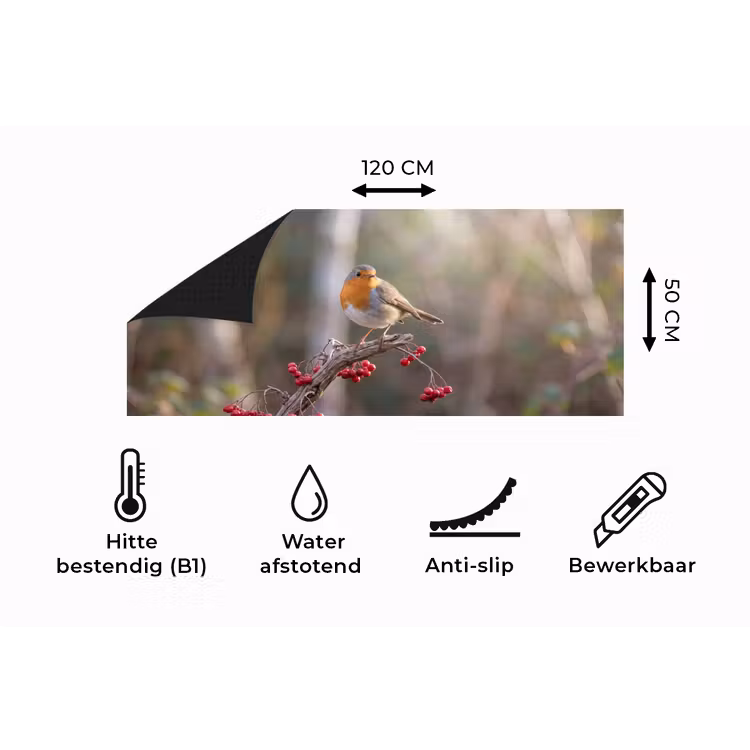 Keukenloper - Roodborst - Tak - Bessen - Natuur — 5