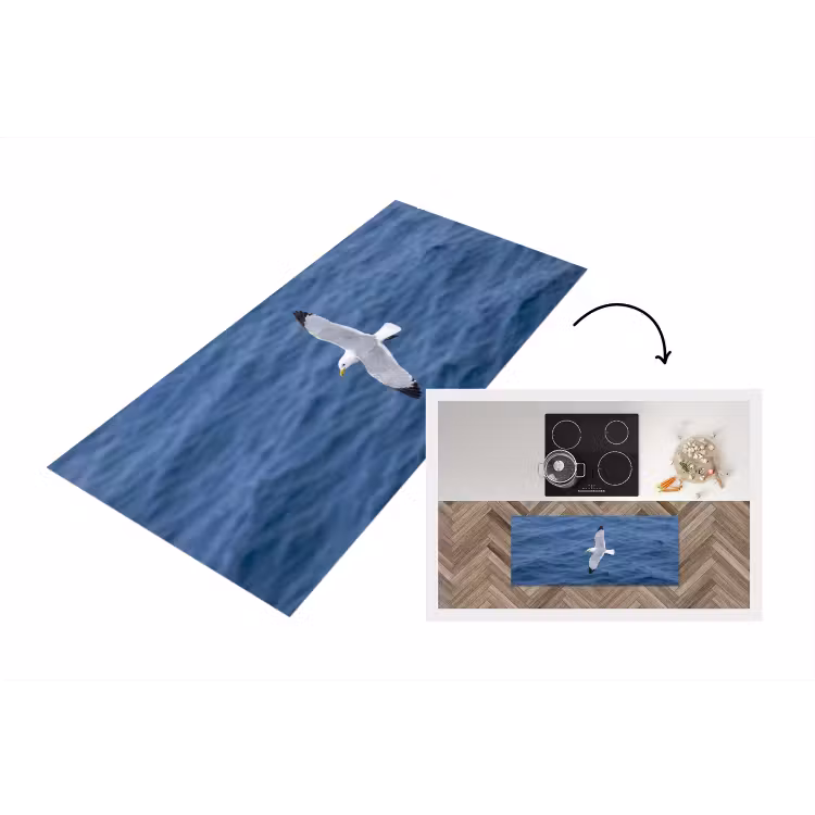 Keukenloper - Zeemeeuw - Oceaan - Blauw — 1