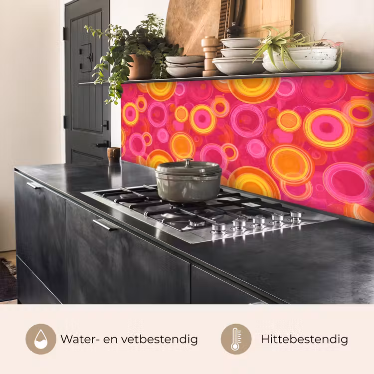 Keuken achterwand - Cirkels - Design - Kleurrijk — 3