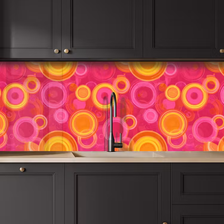 Keuken achterwand - Cirkels - Design - Kleurrijk — 6