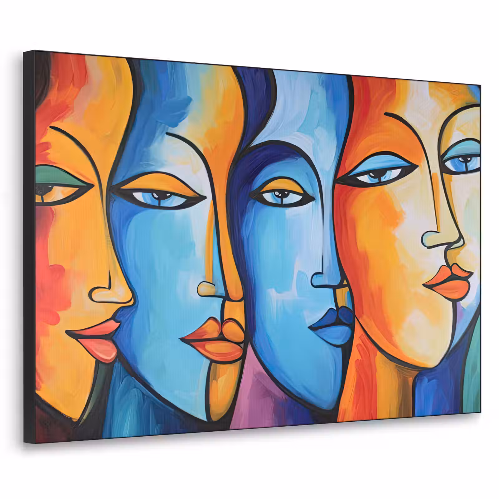 Art Frame - Hoofd - Olieverf - Schilderij - Kleurrijk — 1
