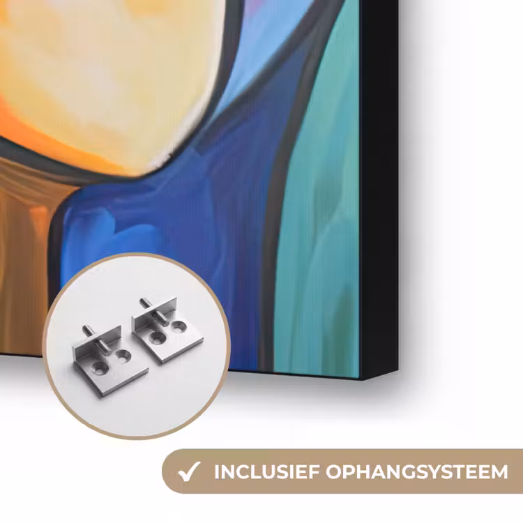 Art Frame - Hoofd - Olieverf - Schilderij - Kleurrijk — 6