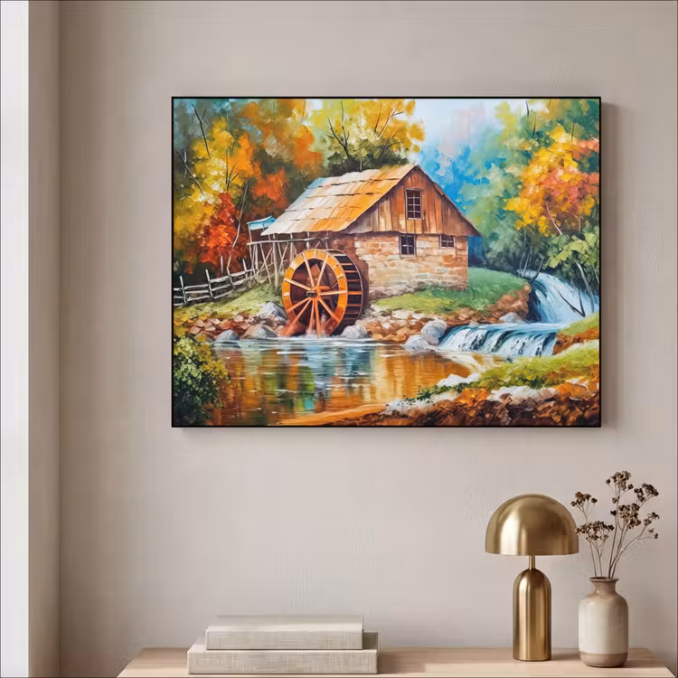 Art Frame - Landschap - Schilderij - Huis - Kunst - Herfst — 5