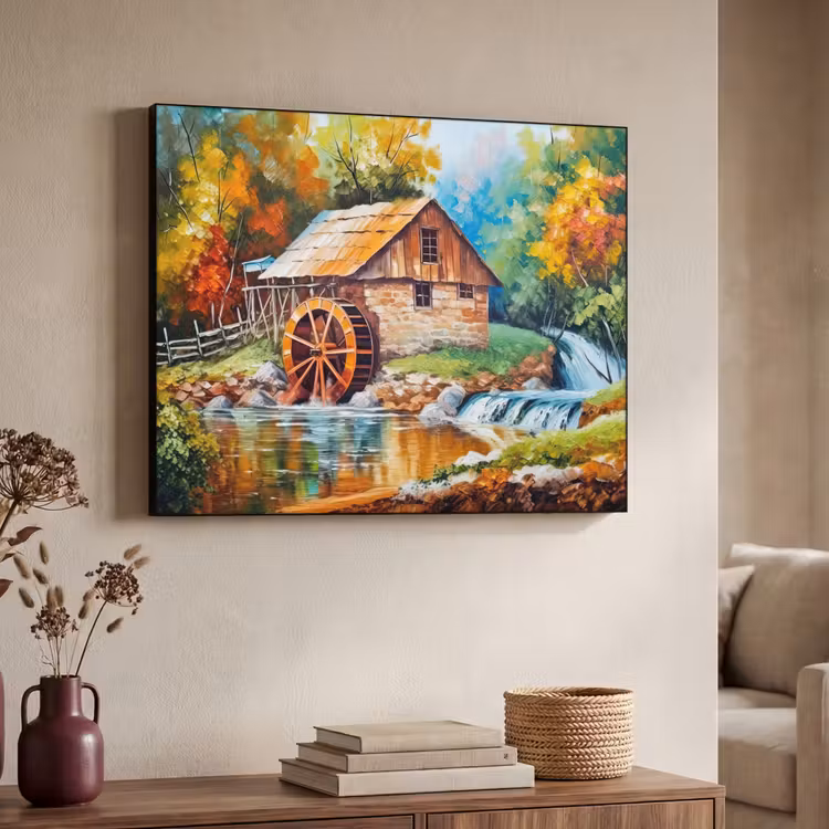 Art Frame - Landschap - Schilderij - Huis - Kunst - Herfst — 7