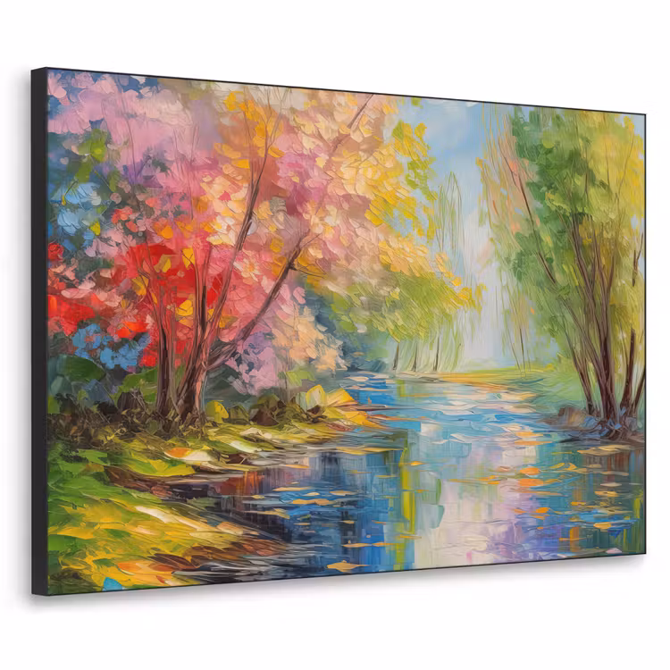 Art Frame - Olieverf - Landschap - Natuur - Kleurrijk — 1