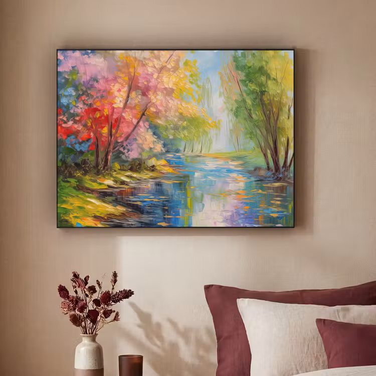 Art Frame - Olieverf - Landschap - Natuur - Kleurrijk — 3