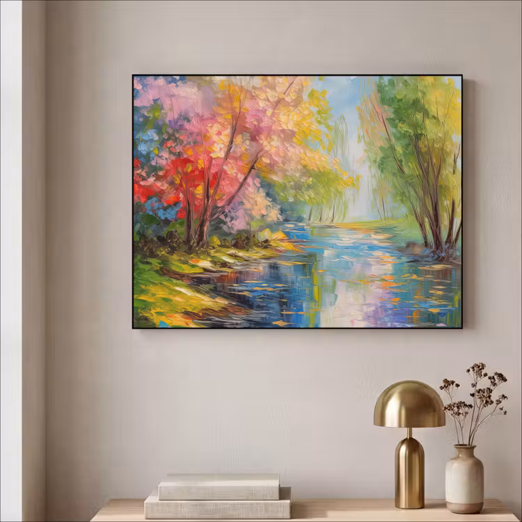 Art Frame - Olieverf - Landschap - Natuur - Kleurrijk — 5