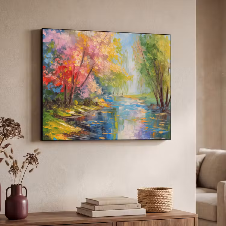 Art Frame - Olieverf - Landschap - Natuur - Kleurrijk — 7