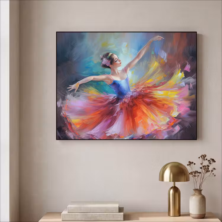 Art Frame - Schilderij - Olieverf - Dans - Ballerina — 5
