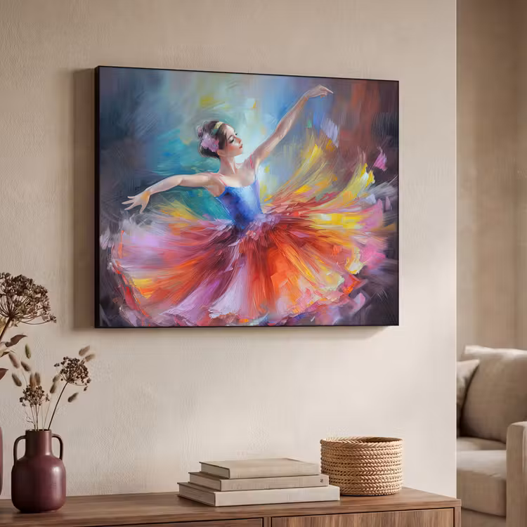 Art Frame - Schilderij - Olieverf - Dans - Ballerina — 7