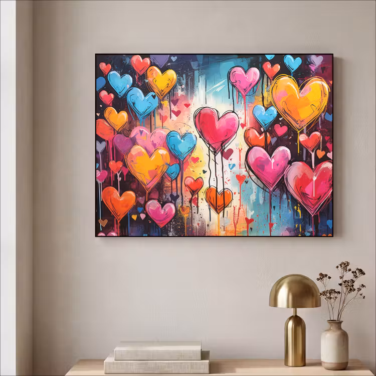 Art Frame - Hartjes - Kleuren - Kunst - Liefde — 5