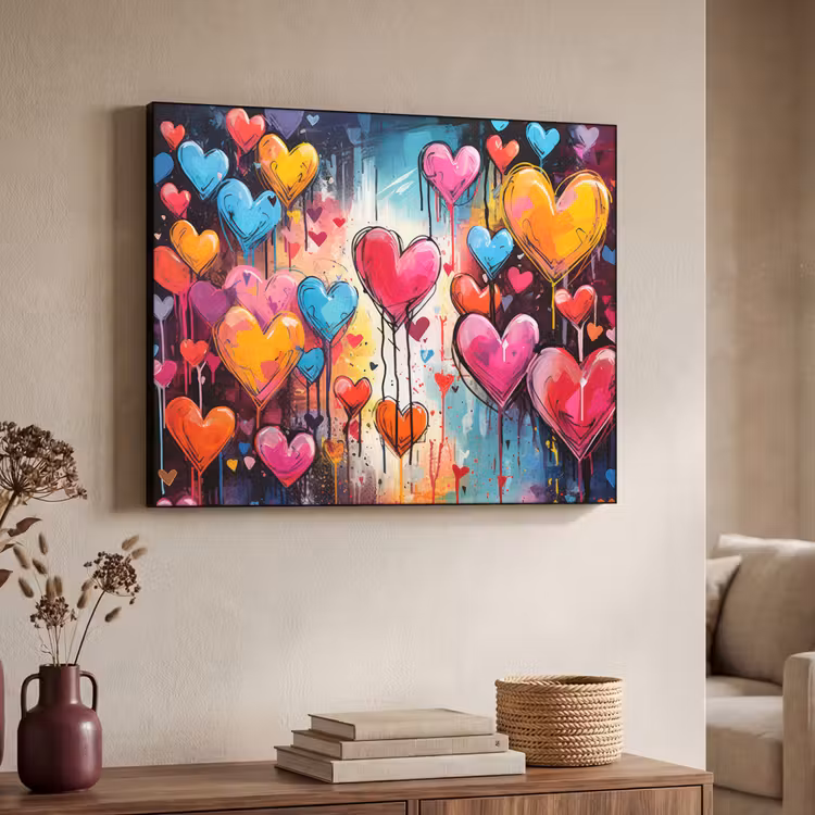 Art Frame - Hartjes - Kleuren - Kunst - Liefde — 7