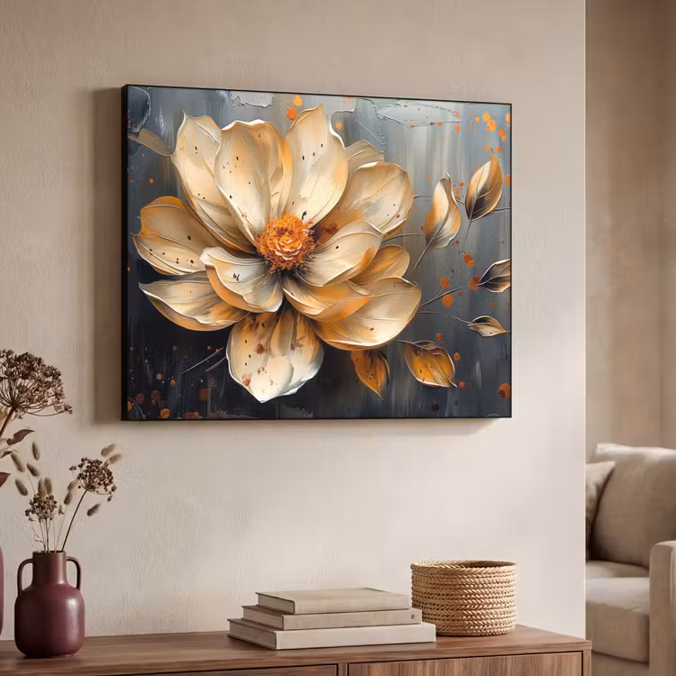 Art Frame - Bloemen - Goud - Kunst - Zwart - Modern — 7