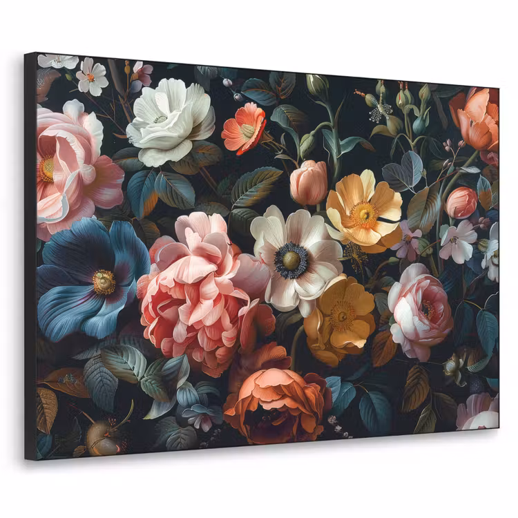 Art Frame - Vintage - Kleurrijk - Bloemen - Modern — 1