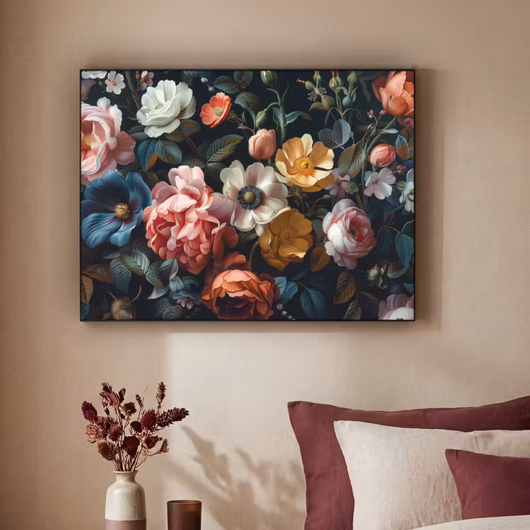 Art Frame - Vintage - Kleurrijk - Bloemen - Modern — 3